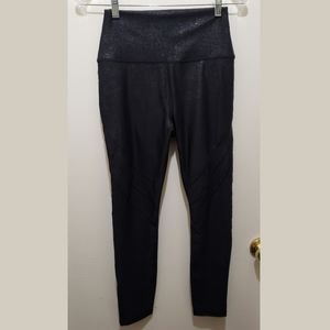 Shiny Black on Black Leggings